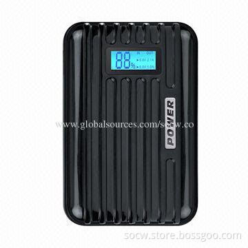 Luggage design power bank with LCD screen , capacity of 10,000mAh and lithium battery